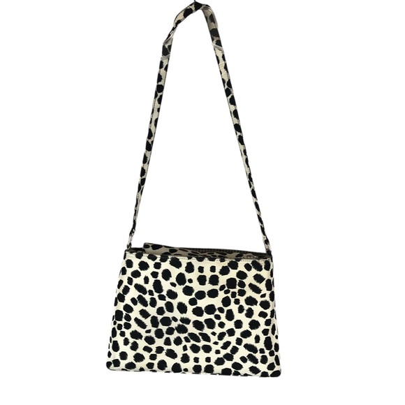 PURSE - Women's Black and White Dalmatian Print Water Resistant Bag - Picture 4 of 16